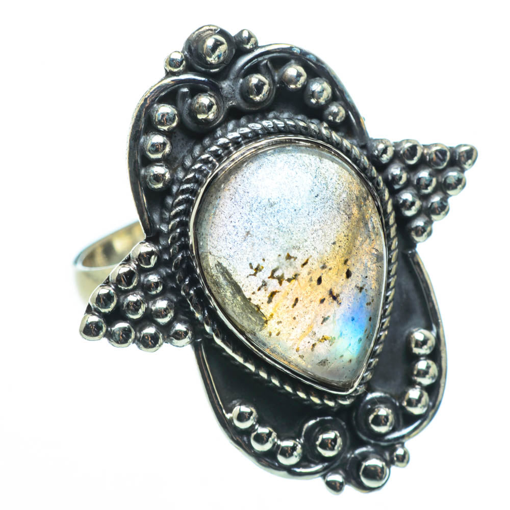 Labradorite Rings handcrafted by Anasilvercos - RING30134