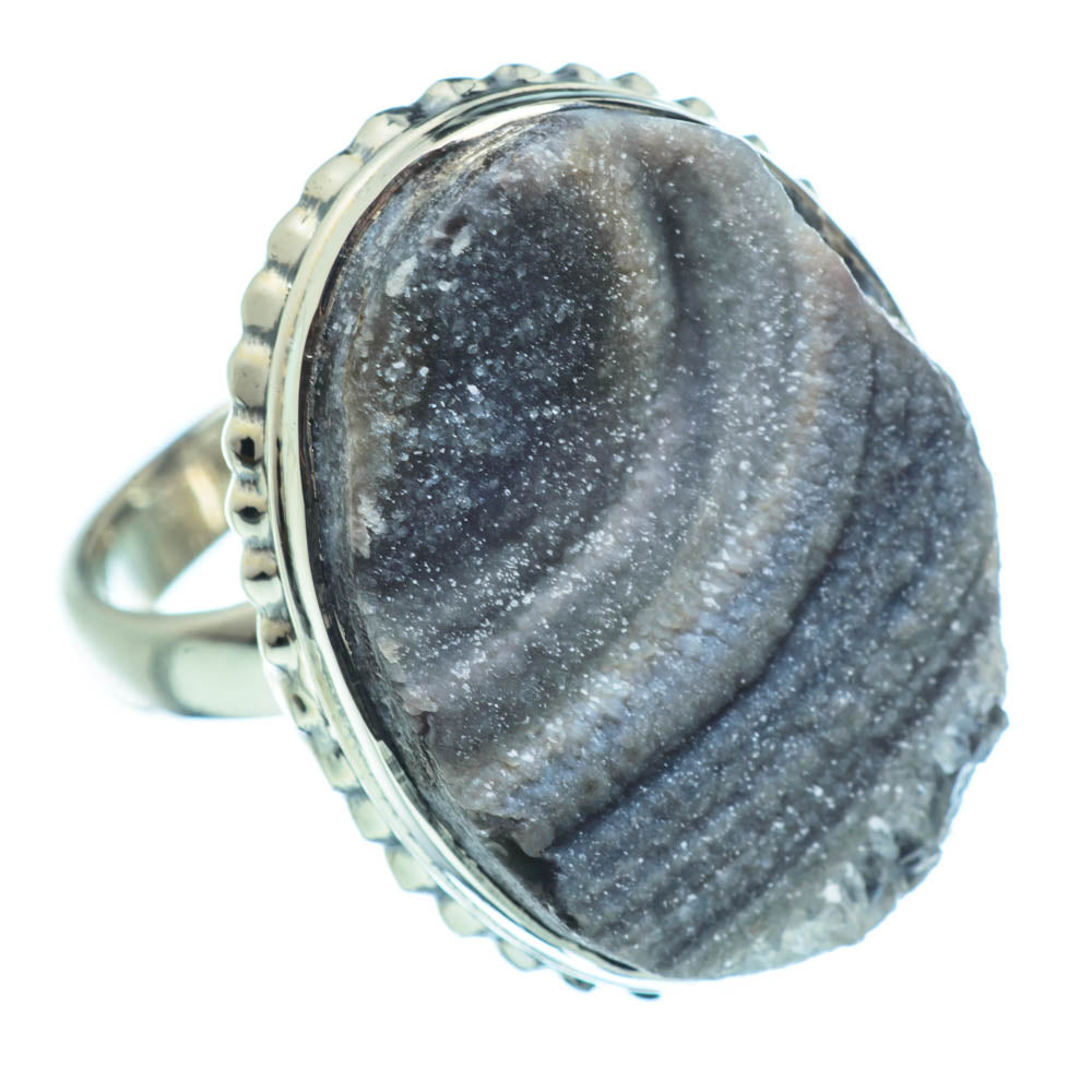 Desert Druzy Rings handcrafted by Anasilvercos - RING30225