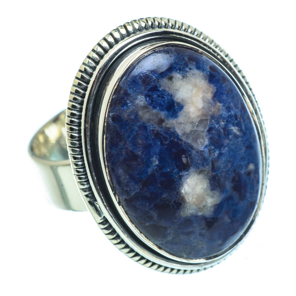 Sodalite Rings handcrafted by Anasilvercos - RING30230