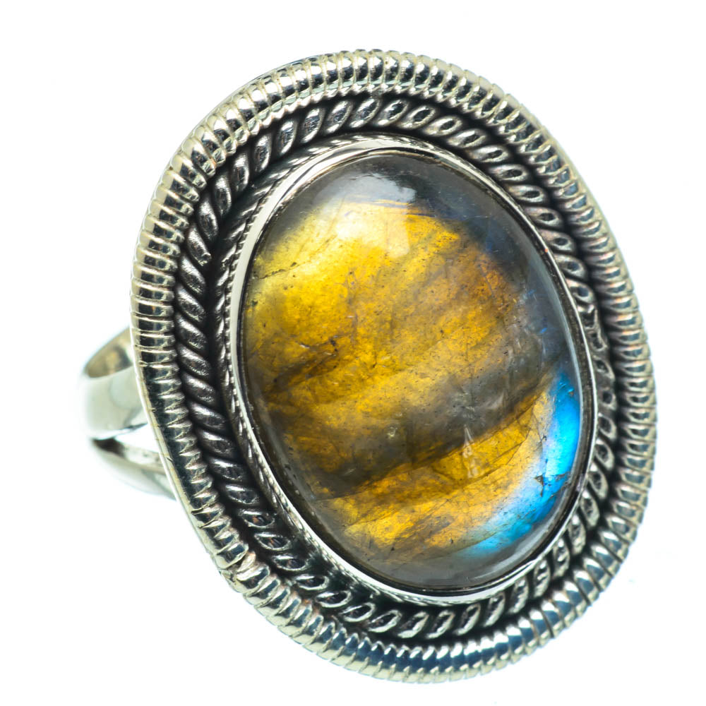 Labradorite Rings handcrafted by Anasilvercos - RING30232