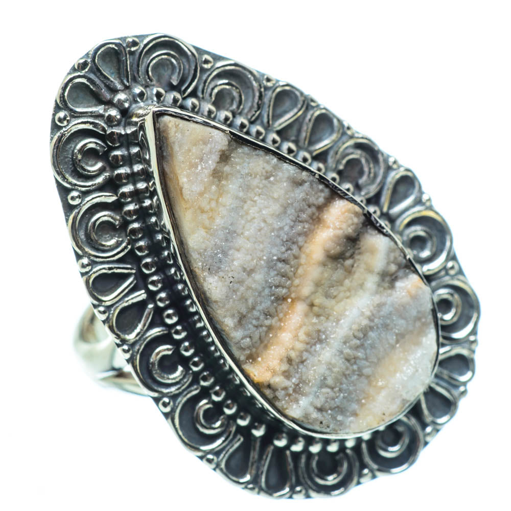 Desert Druzy Rings handcrafted by Anasilvercos - RING30307