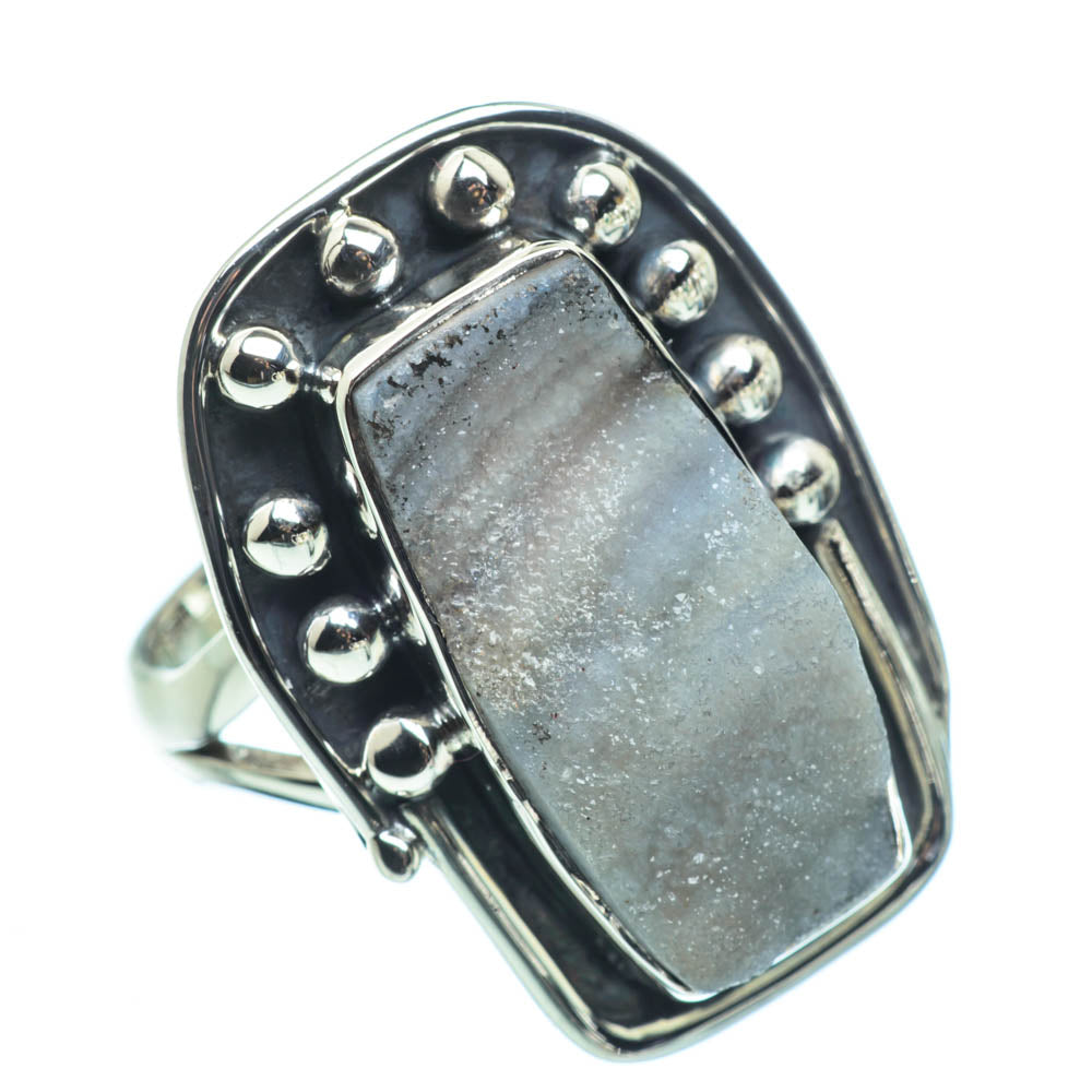 Desert Druzy Rings handcrafted by Anasilvercos - RING30308