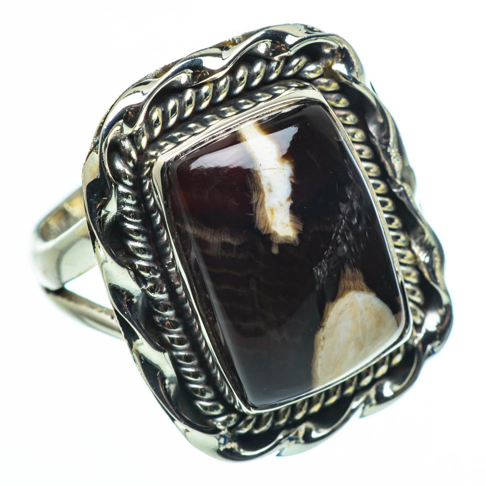 Peanut Wood Jasper Rings handcrafted by Anasilvercos - RING30403