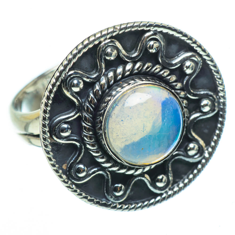 Ethiopian Opal Rings handcrafted by Anasilvercos - RING30516