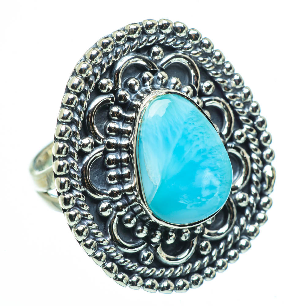 Larimar Rings handcrafted by Anasilvercos - RING30660 - Photo 2