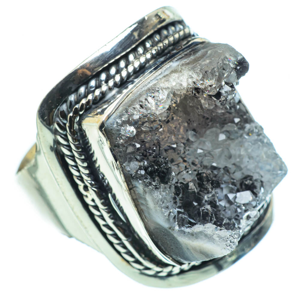 Desert Druzy Rings handcrafted by Anasilvercos - RING30798