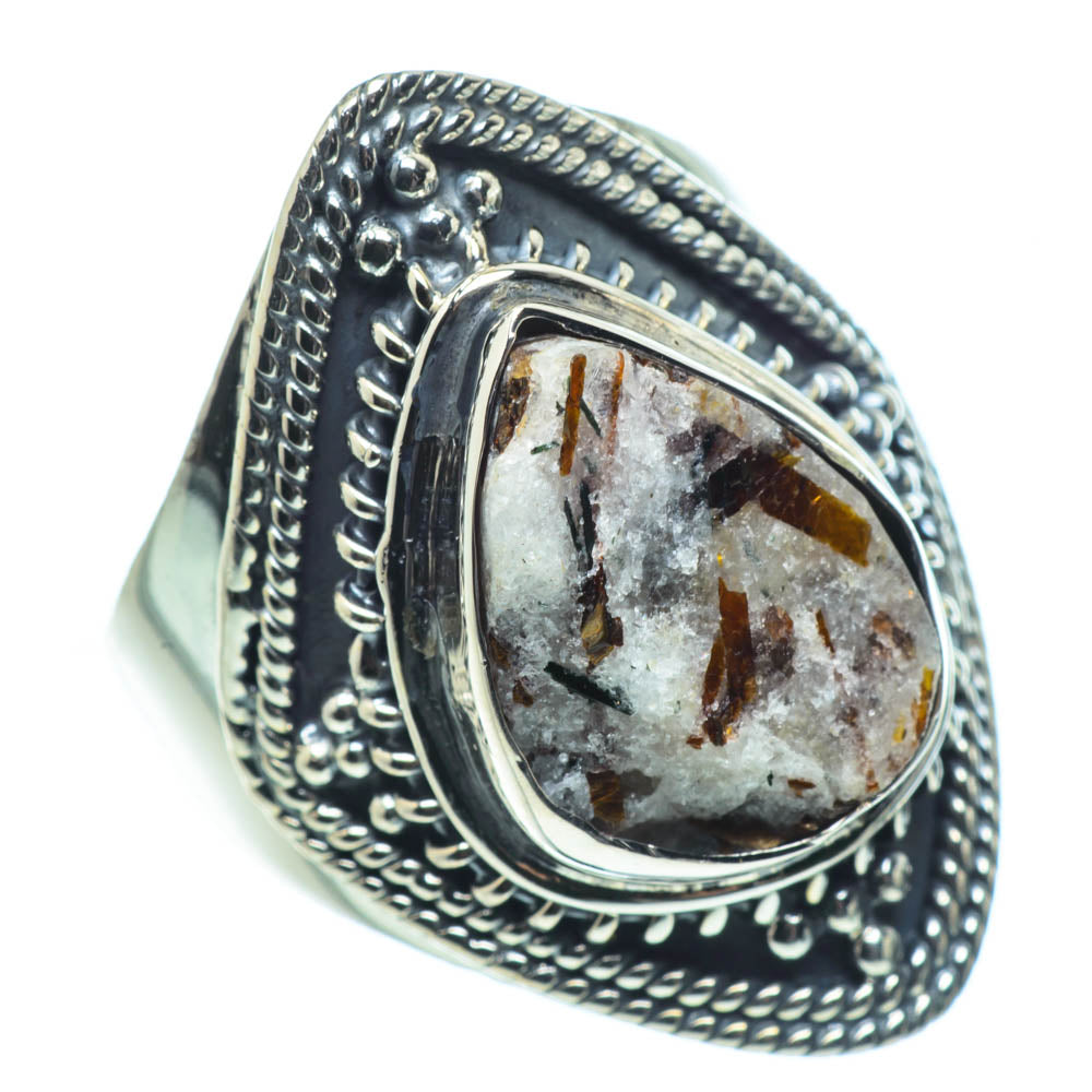 Astrophyllite Rings handcrafted by Anasilvercos - RING30918