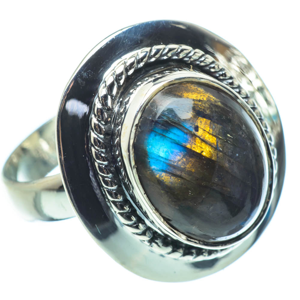 Labradorite Rings handcrafted by Anasilvercos - RING30933