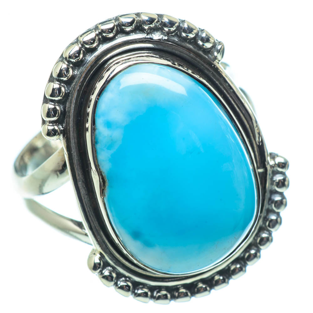 Larimar Rings handcrafted by Anasilvercos - RING30953
