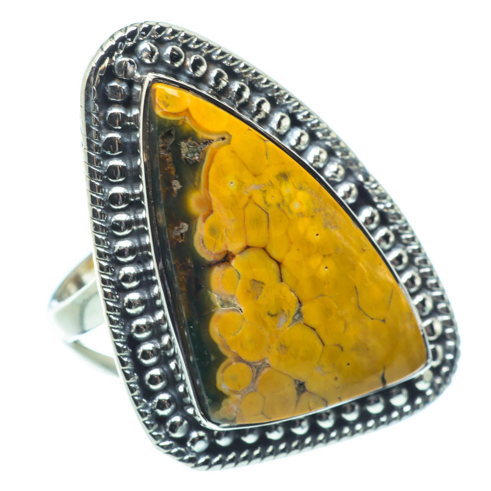 Ocean Jasper Rings handcrafted by Anasilvercos - RING30979