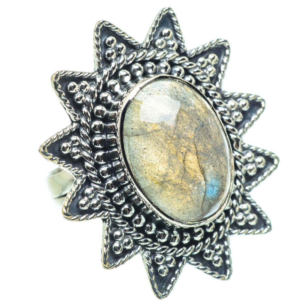 Labradorite Rings handcrafted by Anasilvercos - RING31056