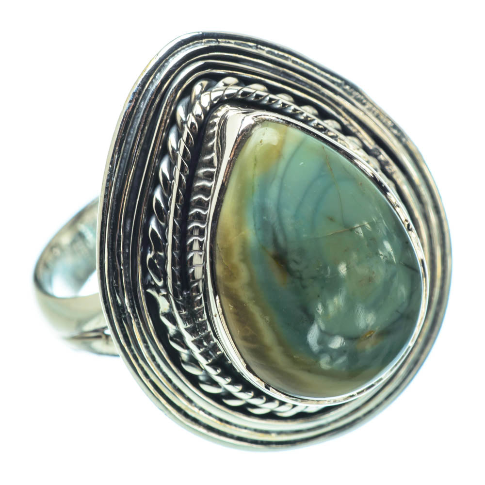 Willow Creek Jasper Rings handcrafted by Anasilvercos - RING31065