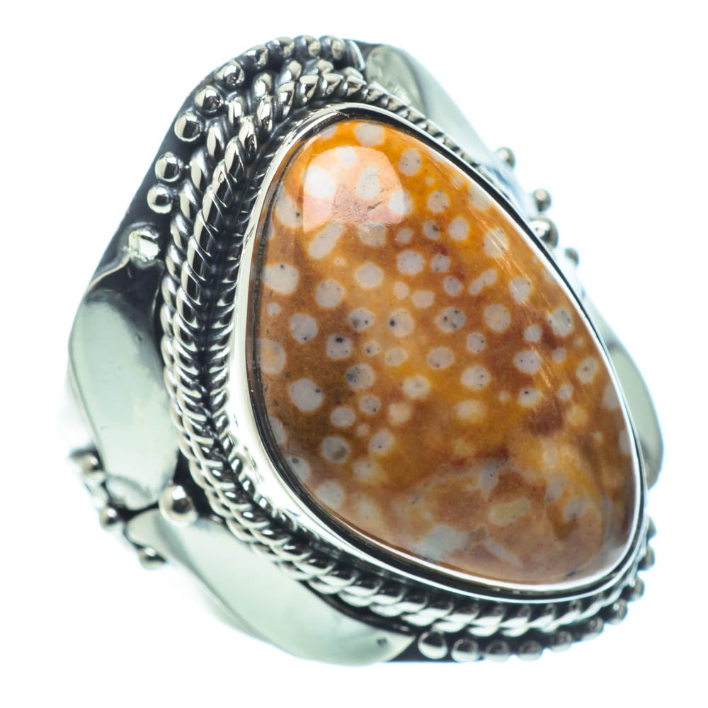 Ocean Jasper Rings handcrafted by Anasilvercos - RING31237