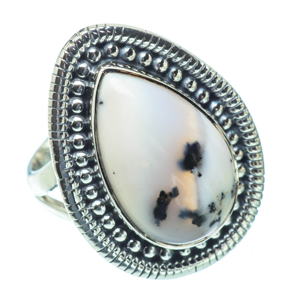 Dendritic Opal Rings handcrafted by Anasilvercos - RING31319
