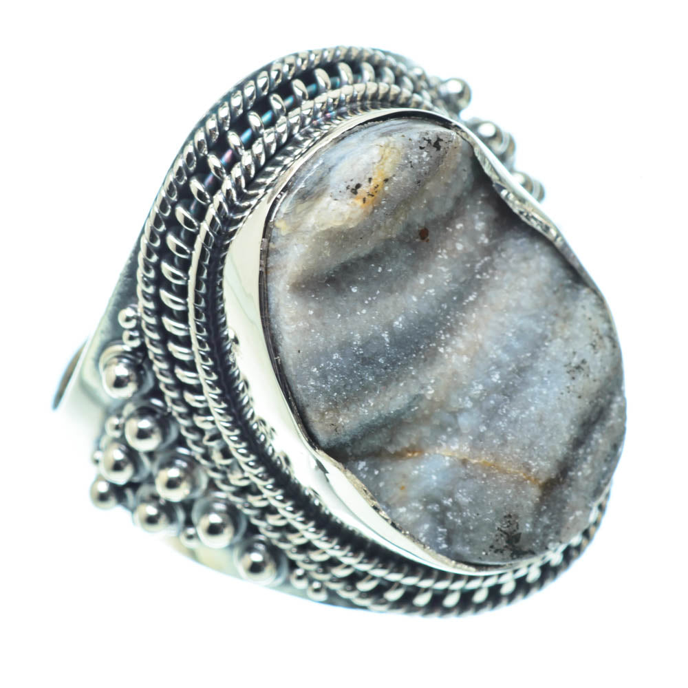 Desert Druzy Rings handcrafted by Anasilvercos - RING31323