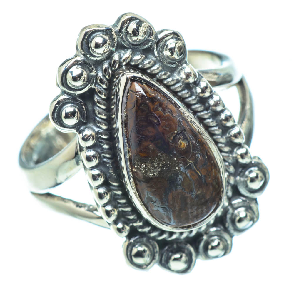 Russian Eudialyte Rings handcrafted by Anasilvercos - RING31344