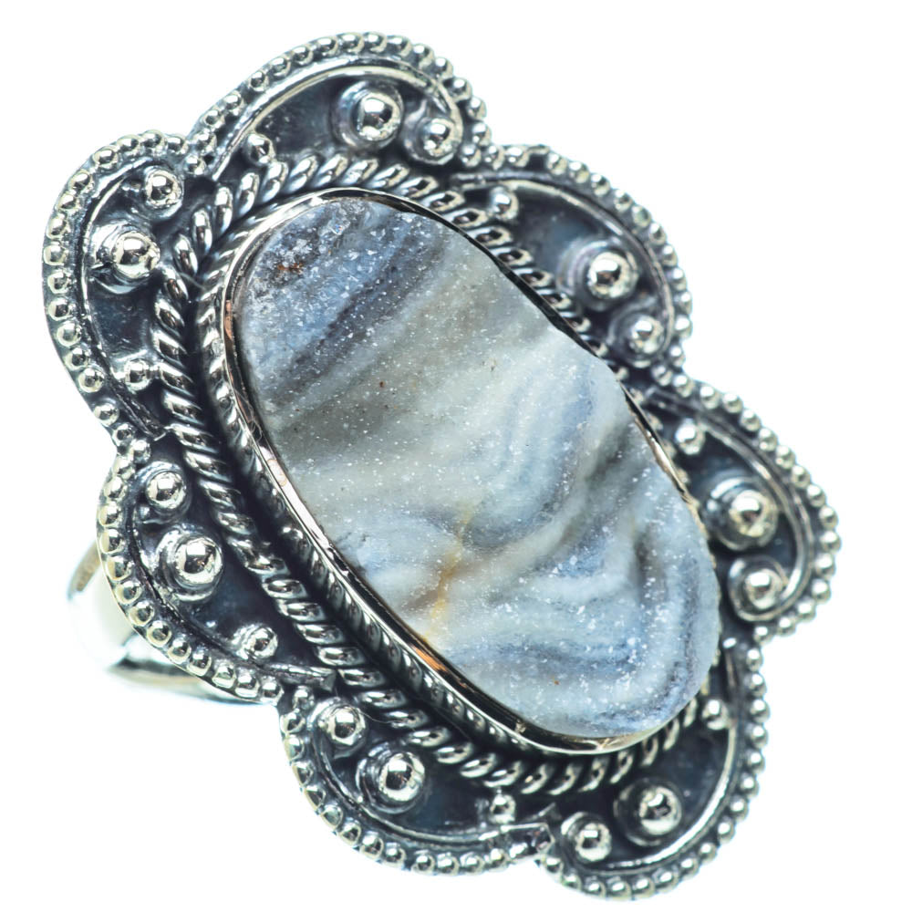 Desert Druzy Rings handcrafted by Anasilvercos - RING31420