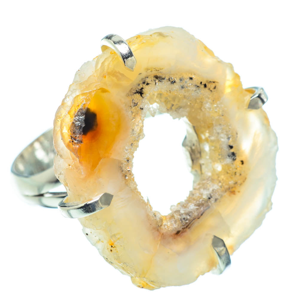 Occo Geode Slice Rings handcrafted by Anasilvercos - RING31540