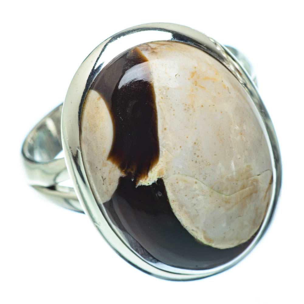 Peanut Wood Jasper Rings handcrafted by Anasilvercos - RING31637