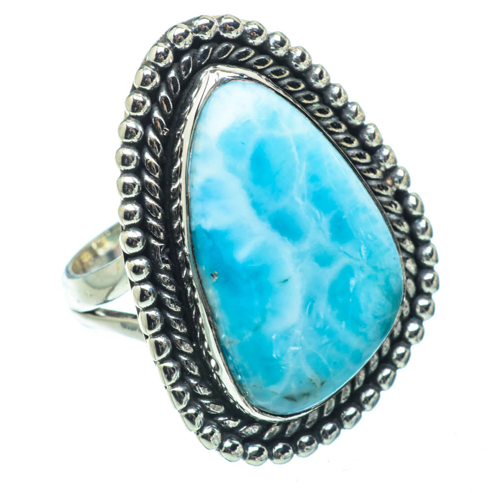 Larimar Rings handcrafted by Anasilvercos - RING31921