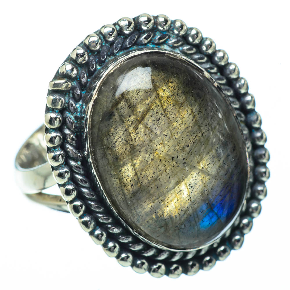 Labradorite Rings handcrafted by Anasilvercos - RING31983