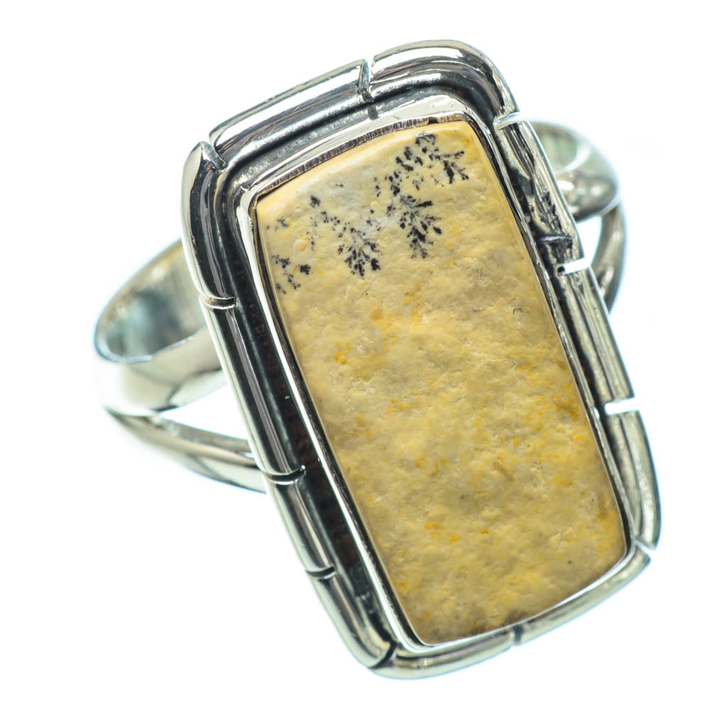 Germany Psilomelane Dendrite Rings handcrafted by Anasilvercos - RING32044
