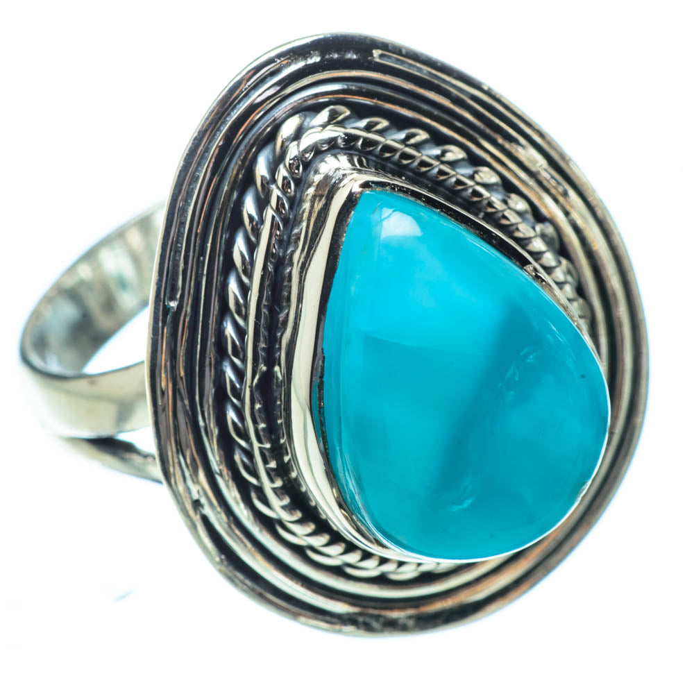 Larimar Rings handcrafted by Anasilvercos - RING32063