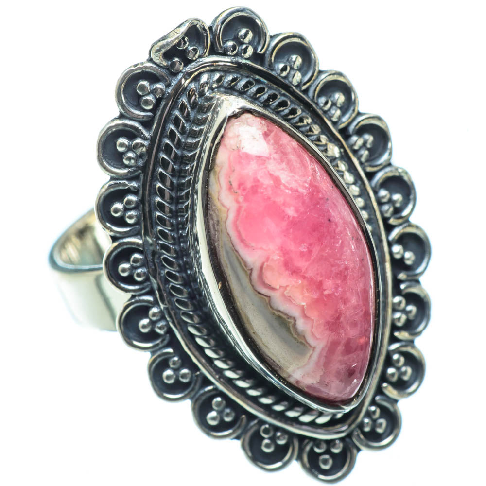 Rhodochrosite Rings handcrafted by Anasilvercos - RING32188