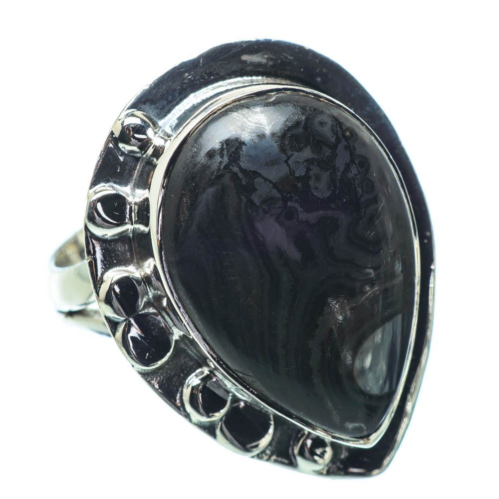 Psilomelane Rings handcrafted by Anasilvercos - RING32254