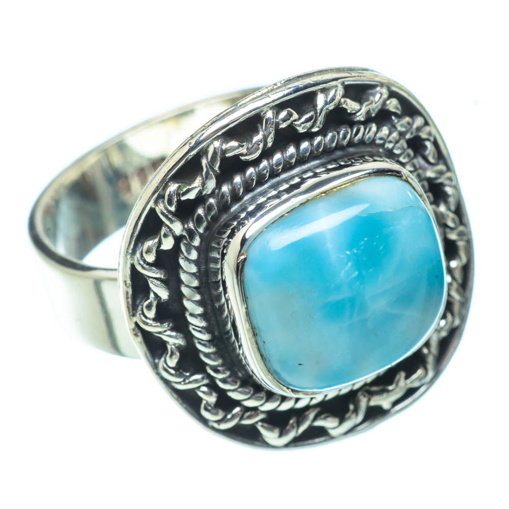 Larimar Rings handcrafted by Anasilvercos - RING32260