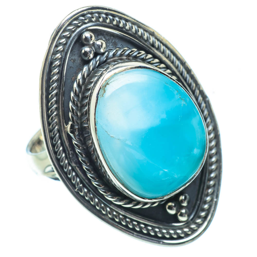 Larimar Rings handcrafted by Anasilvercos - RING32264