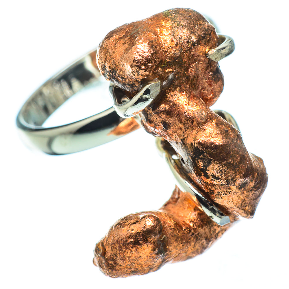 Splash Copper Rings handcrafted by Anasilvercos - RING32394
