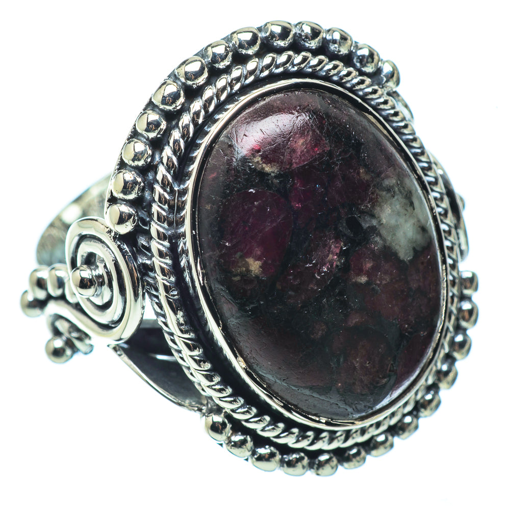 Russian Eudialyte Rings handcrafted by Anasilvercos - RING32397