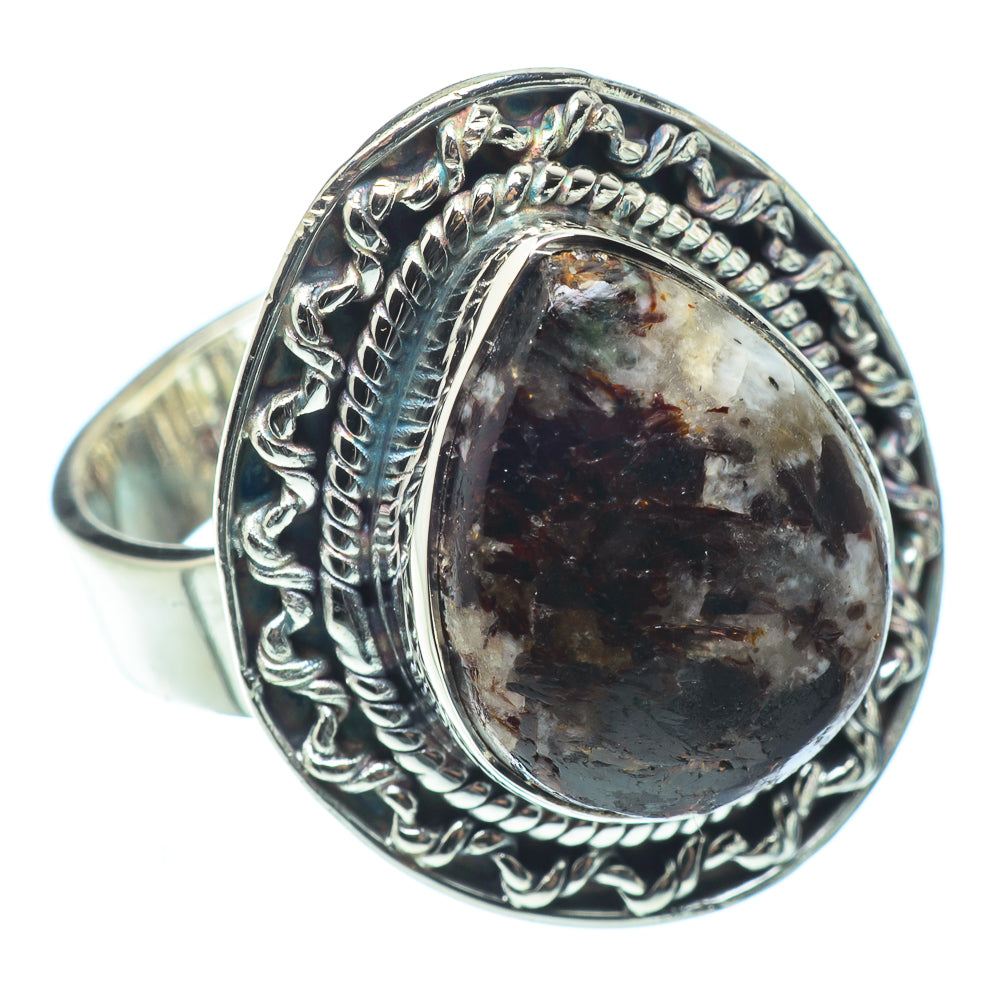 Russian Eudialyte Rings handcrafted by Anasilvercos - RING32504