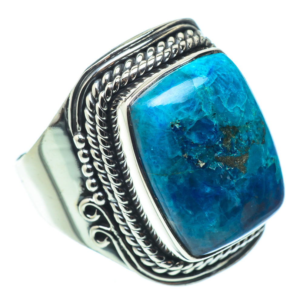 Chrysocolla Rings handcrafted by Anasilvercos - RING32517