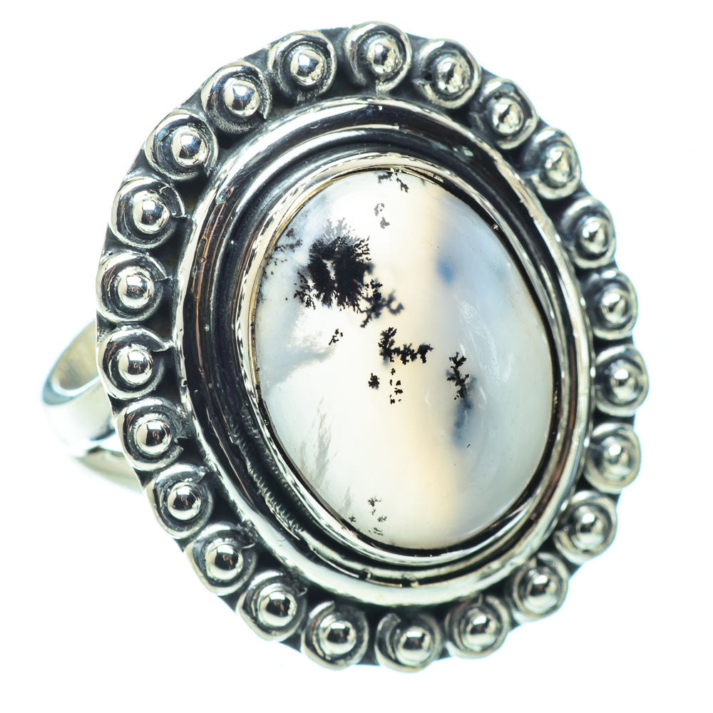 Dendritic Opal Rings handcrafted by Anasilvercos - RING32529