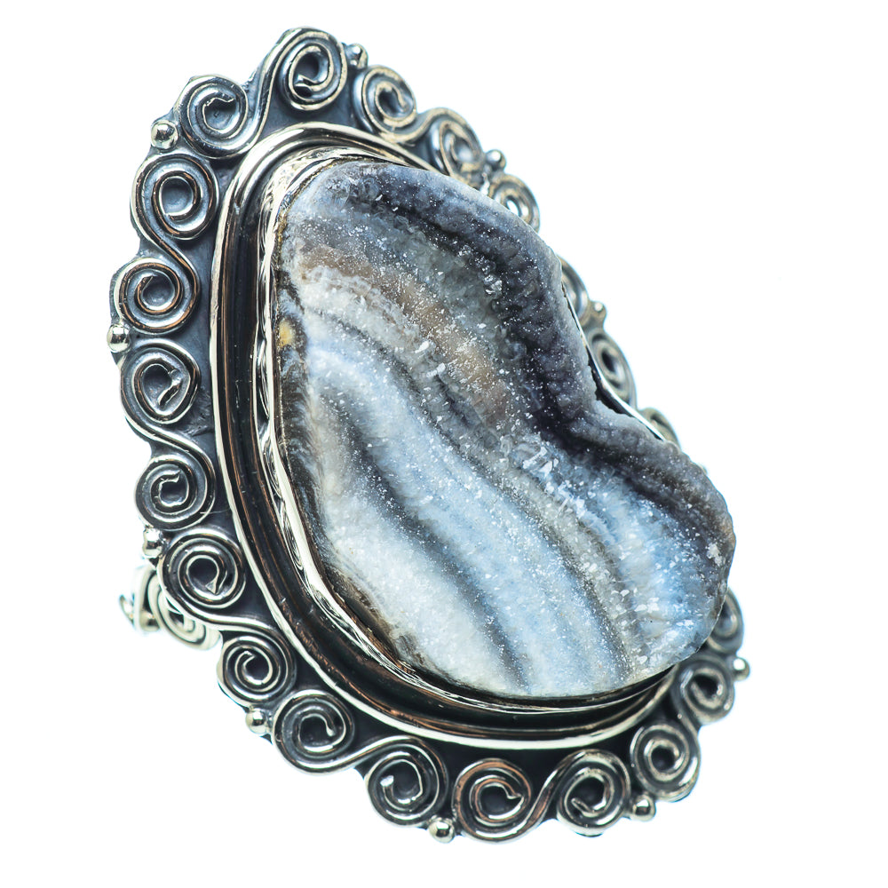 Desert Druzy Rings handcrafted by Anasilvercos - RING32593