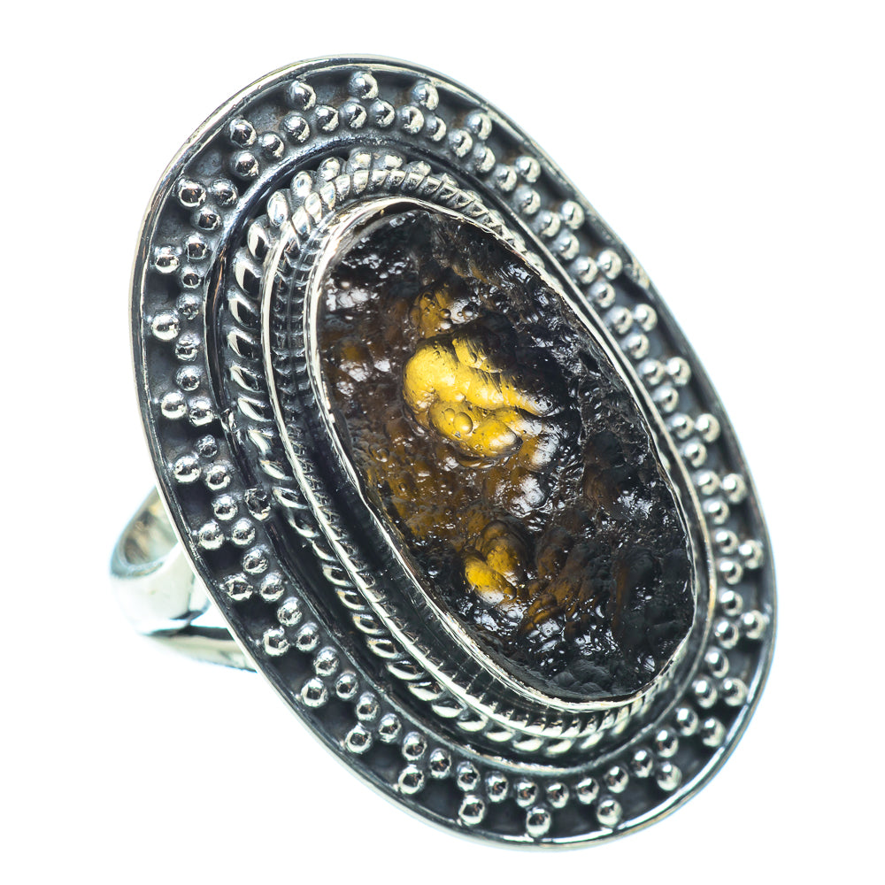 Tektite Rings handcrafted by Anasilvercos - RING32710