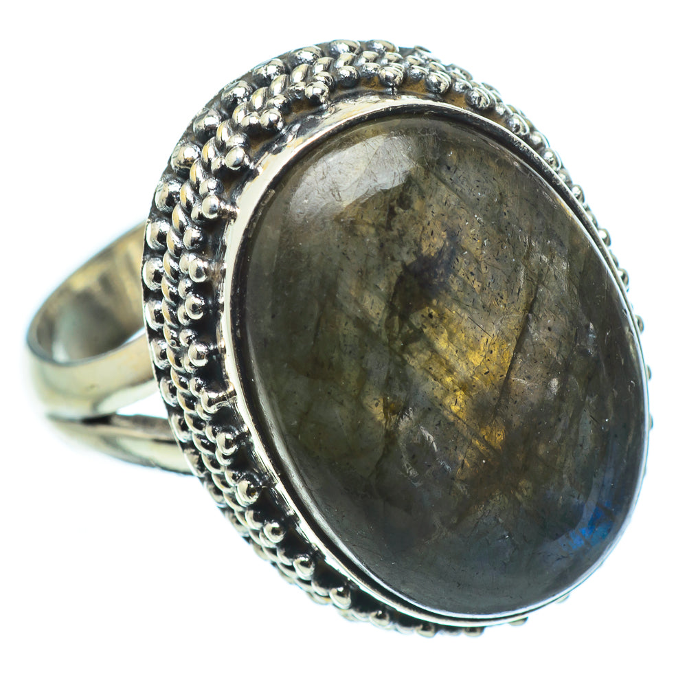 Labradorite Rings handcrafted by Anasilvercos - RING32854