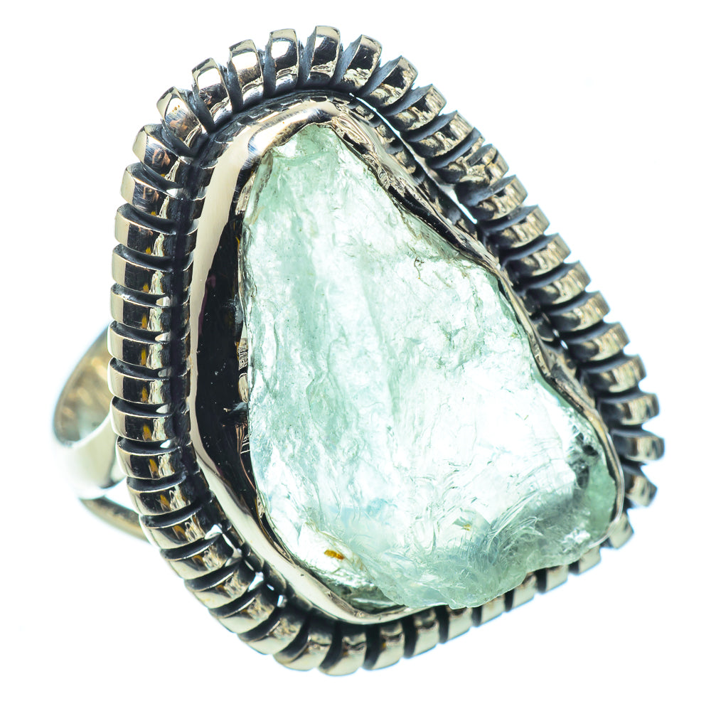 Aquamarine Rings handcrafted by Anasilvercos - RING32876