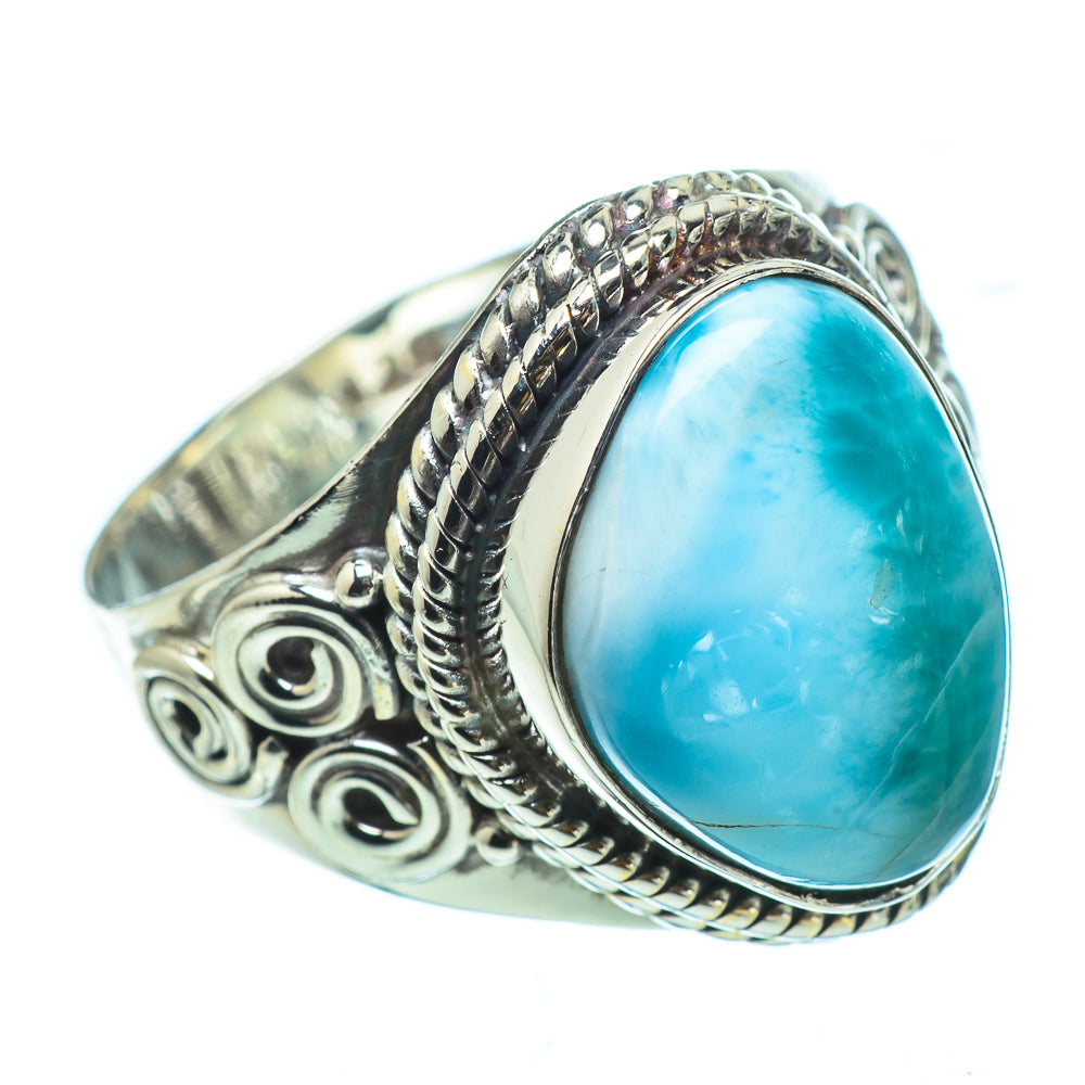 Larimar Rings handcrafted by Anasilvercos - RING32926