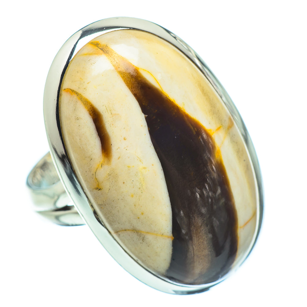 Peanut Wood Jasper Rings handcrafted by Anasilvercos - RING33007