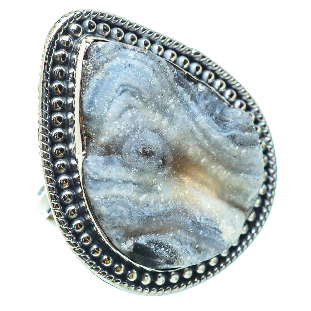 Desert Druzy Rings handcrafted by Anasilvercos - RING33035