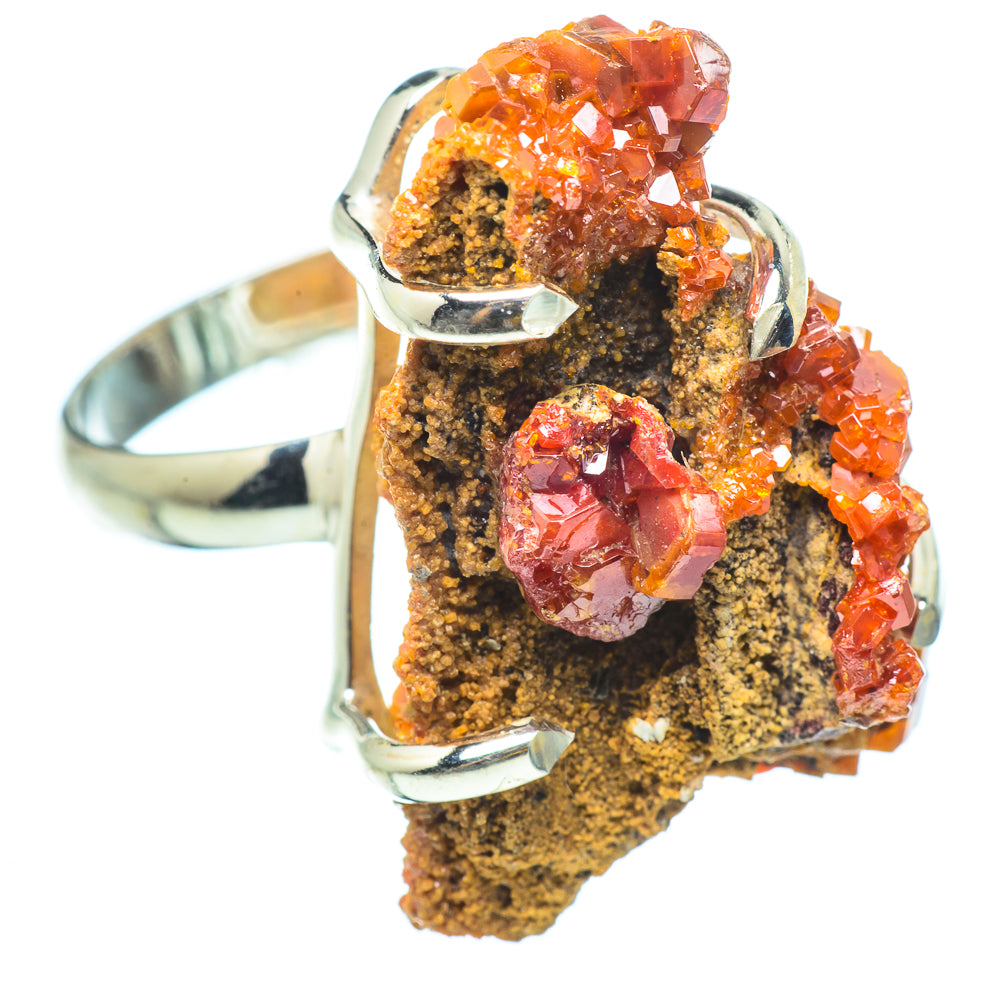 Vanadinite Rings handcrafted by Anasilvercos - RING33098