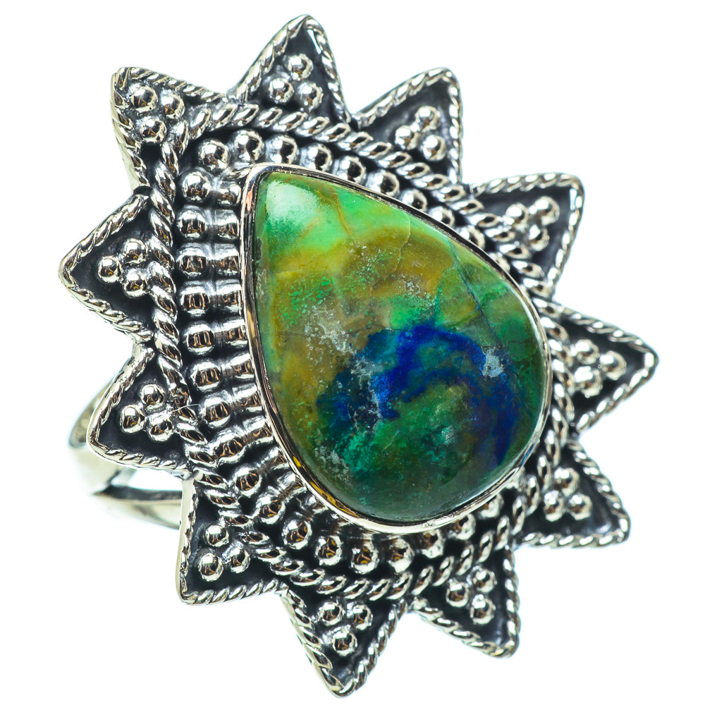 Azurite Rings handcrafted by Anasilvercos - RING33123