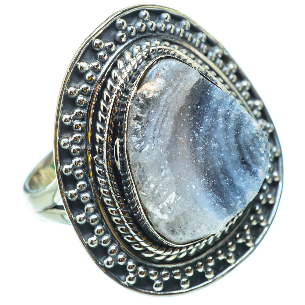 Desert Druzy Rings handcrafted by Anasilvercos - RING33125