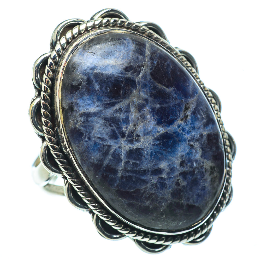 Sodalite Rings handcrafted by Anasilvercos - RING33185