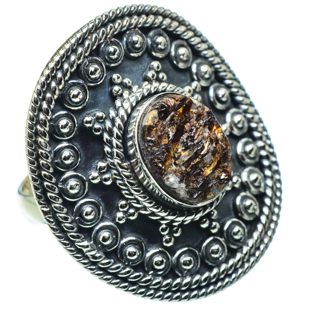 Astrophyllite Rings handcrafted by Anasilvercos - RING33194