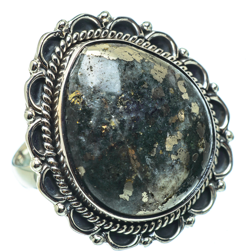 Feder Pyrite Rings handcrafted by Anasilvercos - RING33242