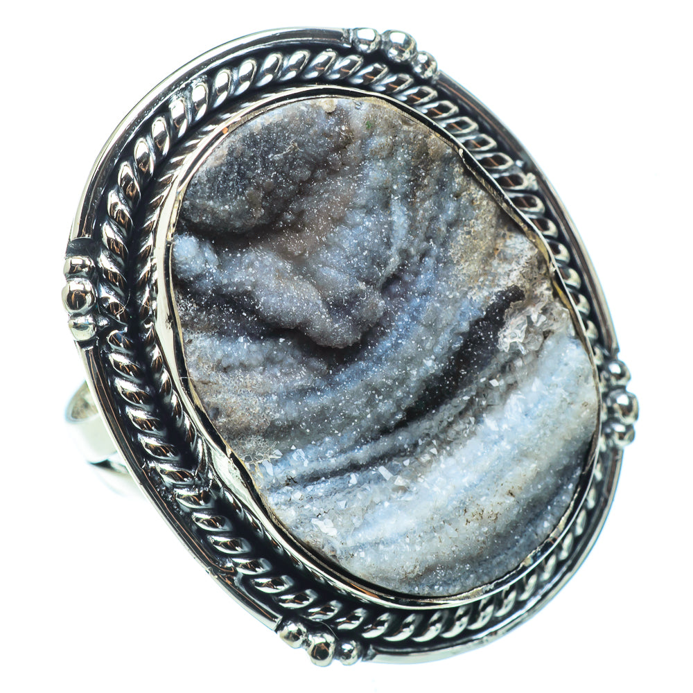 Desert Druzy Rings handcrafted by Anasilvercos - RING33254